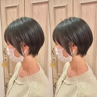 ショート 【ショートヘア】 岡 那輝のヘアスタイル
