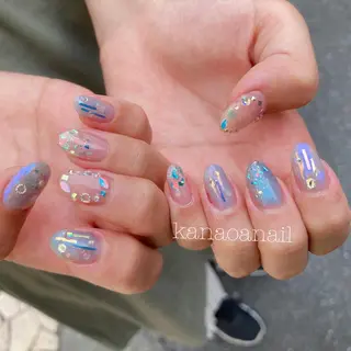 ネイル 地爪育成💅 kanaoanailのネイルデザイン