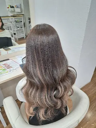 ロング カラー GLOSS心斎橋🌹 はるなのヘアスタイル
