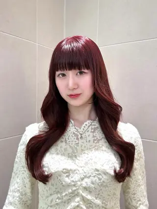 ロング sana 韓国ヘア🌿のヘアスタイル