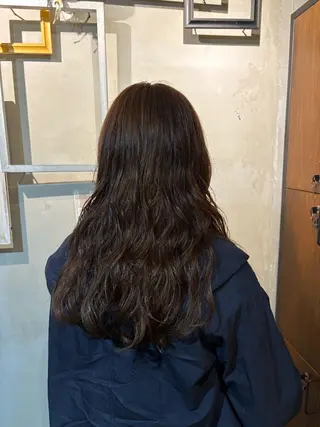 ロング パーマ パーマ/艶感カラー ୨୧ RISAKOのヘアスタイル