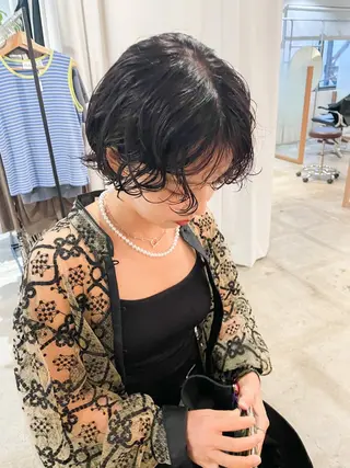 ショート パーマ Takuma Suzuki中目黒のヘアスタイル