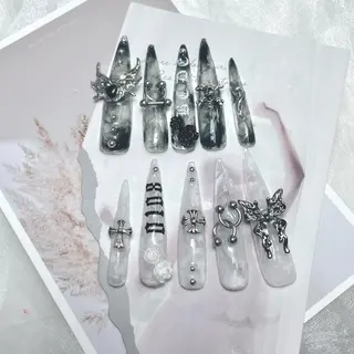 ネイル MoMoA Nail ネイル長さ出し専門店のネイルデザイン