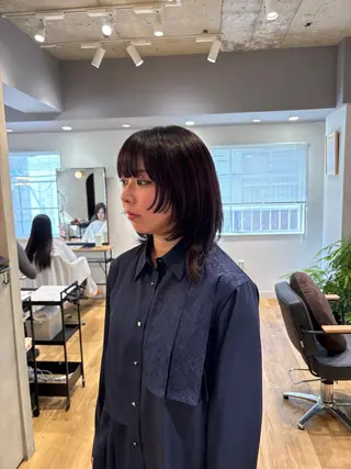 ミディアム こうやま みるのヘアスタイル