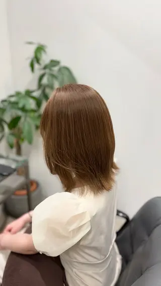 カラー 山下 穂嘉のヘアスタイル