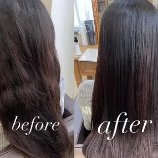 セミロング 髪質改善矯正特化 🇰🇷amiruのヘアスタイル