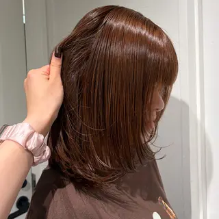 ショート カラー ななみ.⋆𝜗𝜚 透明感カラー/まつパのヘアスタイル