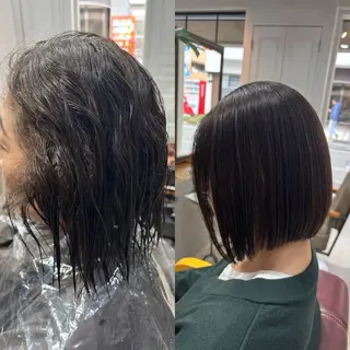 ショート カラー パーマ 全世代通いやすい /Lumi/ルミのヘアスタイル