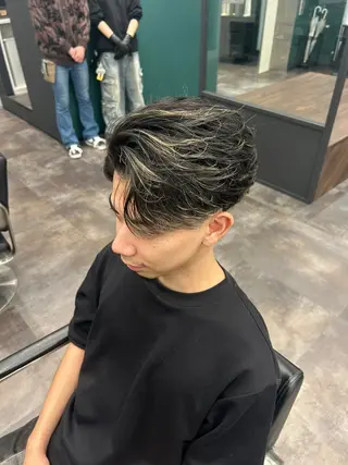 ミディアム カラー メンズ 🐠メンズ特化🐠 井上風冴のヘアスタイル