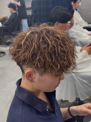 ショート カラー パーマ メンズ 当日予約OK‼️/ メンズ特化/わたるのヘアスタイル