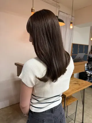 セミロング カラー ボブ&韓国レイヤー/ 艶カラー♡TOMOEのヘアスタイル