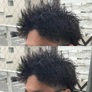 ショート パーマ メンズ メンズ特化サロン ユウヘイのヘアスタイル
