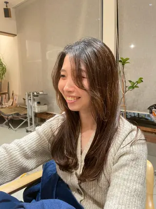 ロング パーマ ‪・カット/ SARAのヘアスタイル