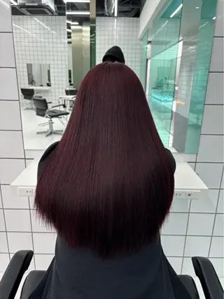 ロング カラー バレイヤージュ/ メッシュ小林賢太朗のヘアスタイル