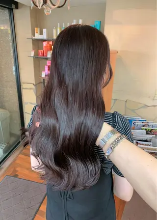 ロング カラー 矢野 晃平のヘアスタイル