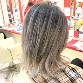 ミディアム カラー 櫻井 なんなのヘアスタイル