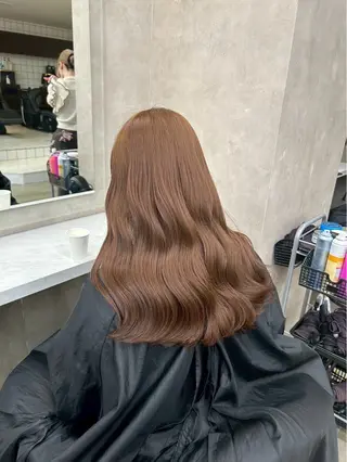 カラー オリーブ/ワンホン SHIONのヘアスタイル