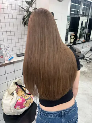 ロング カラー ヘアアレンジ 夕羽夢🍓矢場/ JILLSTUDIOのヘアスタイル