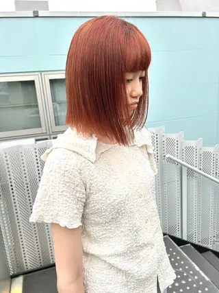 ミディアム カラー 似合わせ⌇お洒落 カット⌇平野あみのヘアスタイル