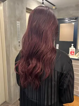 ロング カラー Zina京都河原町 ｍａｉｋａのヘアスタイル