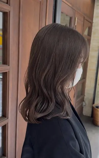 セミロング 顔まわり特化✨艶💎 似合わせ💖RIHOのヘアスタイル