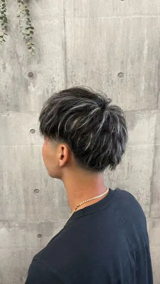ミディアム カラー メンズ lua店 Yugo(河野有吾)のヘアスタイル