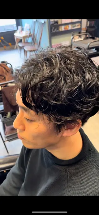 ショート パーマ メンズ フチベ マサヒロのその他イメージ