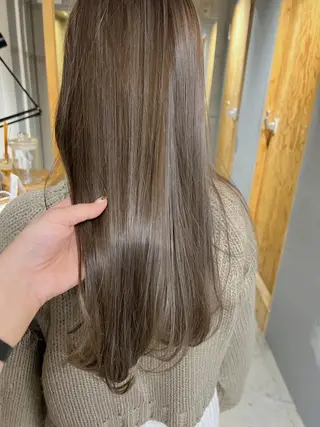 ロング カラー 名駅🦢大人艶カラー 🪽カミヤアカネのヘアスタイル