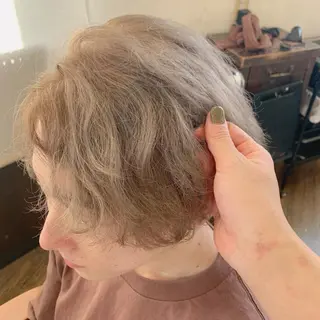 ショート カラー メンズ 佐藤 瑚碧のヘアスタイル