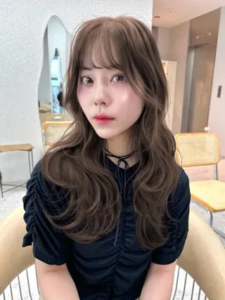 ロング カラー ヘアアレンジ 香月 元希のヘアスタイル