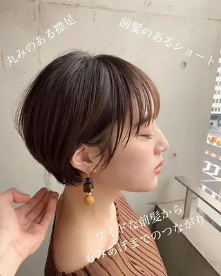 ショート SNS撮影用 髪質改善モデル募集のヘアスタイル