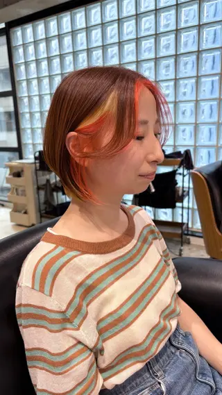 ショート カラー パ ルのヘアスタイル
