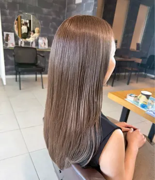 セミロング カラー 💎ツヤ髪透明感💎 🌟佐藤壮也🌟のヘアスタイル