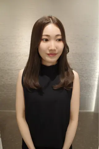 セミロング カラー reina/髪質改善 /酸性ストレートのヘアスタイル