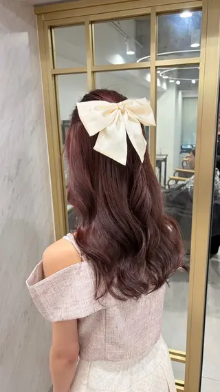 セミロング カラー 🏹MIYU¦抜け感 ×柔らかカラーのヘアスタイル