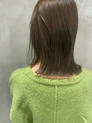 セミロング カラー kaito /都立大学herのヘアスタイル