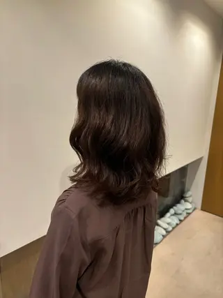 セミロング オーガニックカラー/ 表参道/ルカのヘアスタイル