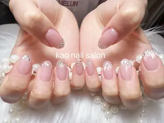 ネイル kao nail マグネット/長さだしのネイルデザイン