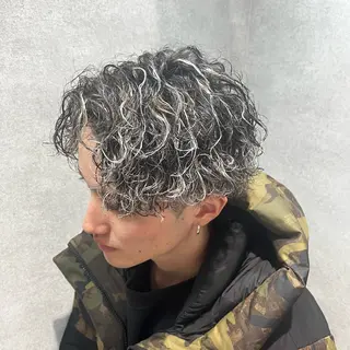 パーマ メンズ 新世代パーマ⚡️ の達人トモ⚡️のヘアスタイル