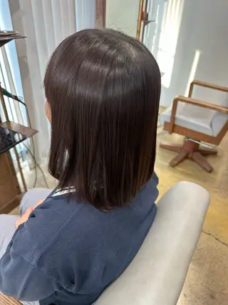 ミディアム 酒徳 唯斗のヘアスタイル