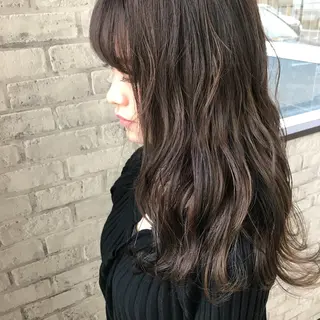 ロング カラー Oopsレイヤー 加藤澄都のヘアスタイル