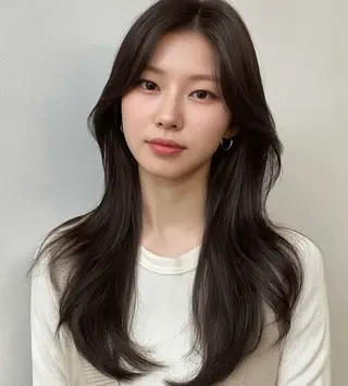 ロング カラー 本場の韓国ヘア 🇰🇷 中尾 崇人のヘアスタイル