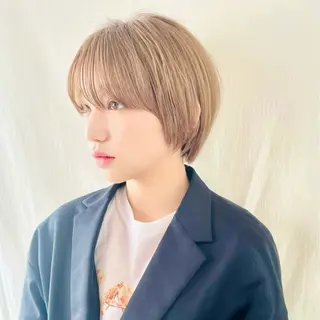 ショート カラー ショートボブ髪質改善 縮毛矯正のプロ山道潤のヘアスタイル
