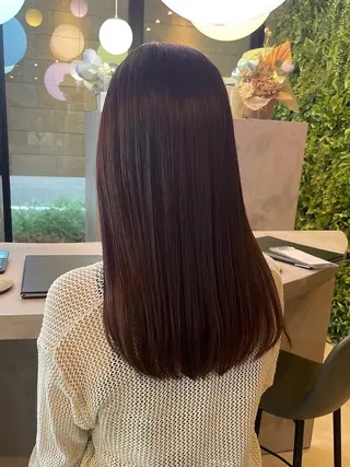 ミディアム カラー 山本 望華のヘアスタイル