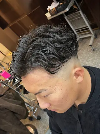 ミディアム パーマ 🌈予約の98%パ ーマ⭕️🌈福本のヘアスタイル