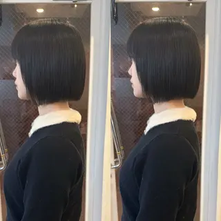 ミディアム カラー Kurumi🌙韓国 レイヤー/艶感カラーのヘアスタイル