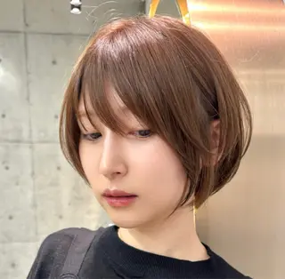 ショート 《髪質改善✖️レイヤ ー🩶》ナオヤのヘアスタイル