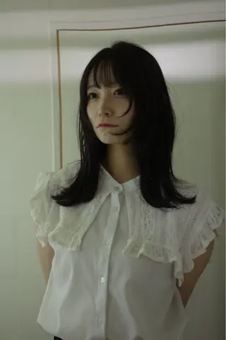 ミディアム カラー opus 店長大和 レイヤー/赤み消しのヘアスタイル