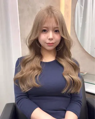 ロング ケアブリーチ🌺 透明感🪽とわのヘアスタイル