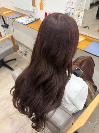 ロング 村松 音歩のヘアスタイル